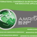 Amrita Bioquest 2013, 10. - 14. August: Internationale Konferenz