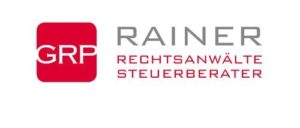 Logo der Anwaltskanzlei in Rot mit weißer Schrift