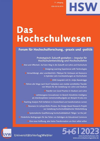 HSW - Das Hochschulwesen