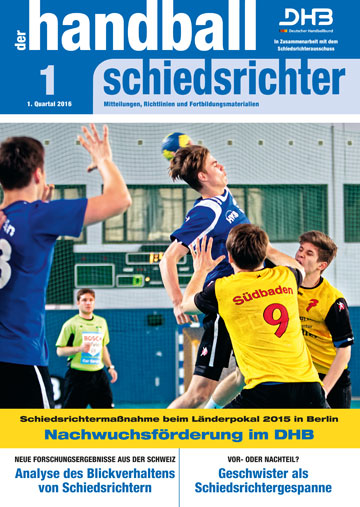 der Handball Schiedsrichter Fachzeitschrift