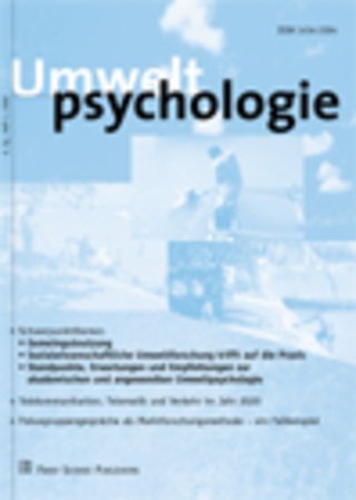 Umweltpsychologie Fachzeitschrift | Philosophie - Psychologie ...