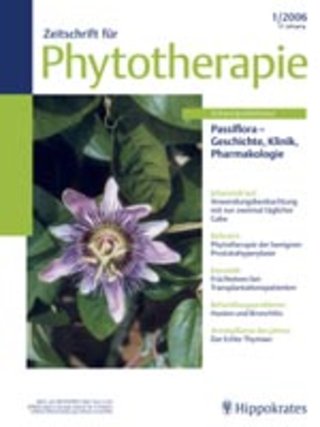 Zeitschrift für Phytotherapie