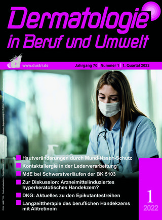 Dermatologie In Beruf Und Umwelt Fachzeitschrift | Allgemein ...