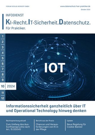 Infodienst KI-Recht.IT-Sicherheit. Datenschutz.