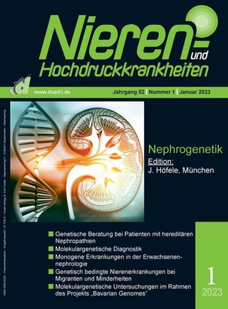 Nieren- Und Hochdruckkrankheiten Fachzeitschrift | Allgemein ...