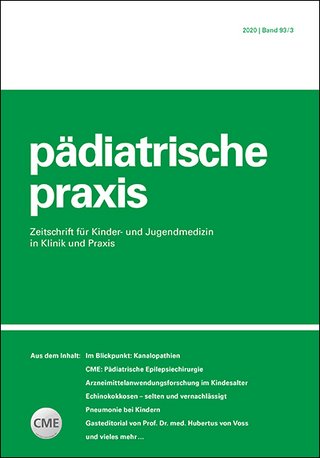 Pädiatrische Praxis Fachzeitschrift | Pädiatrie - Kindermedizin ...