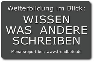 Weiterbildung im Blick: Wissen, was andere schreiben. Monatlicher Report