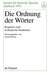 E-Book Die Ordnung der Wörter