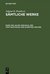 E-Book An die Unschuld, 1815 (Text-Nachtrag) und Schriften von 1816