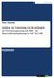 E-Book Analyse zur Umsetzung von Bestellregeln der Vorratsergänzung mit Hilfe der Materialbedarfsplanung in SAP R/3 ERP