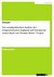 E-Book Zur sozialpolitischen Analyse des zeitgenössischen Englands und Europas im ersten Buch von Thomas Mores 'Utopia'