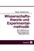 E-Book Wissenschaftstheorie und Experimentalmethodik