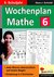 E-Book Wochenplan Mathe / Klasse 6