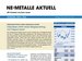 NE-Metalle Aktuell